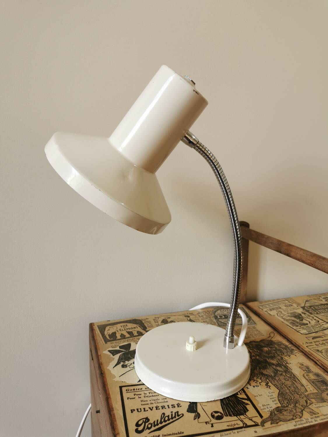 Industrial style desk lamp