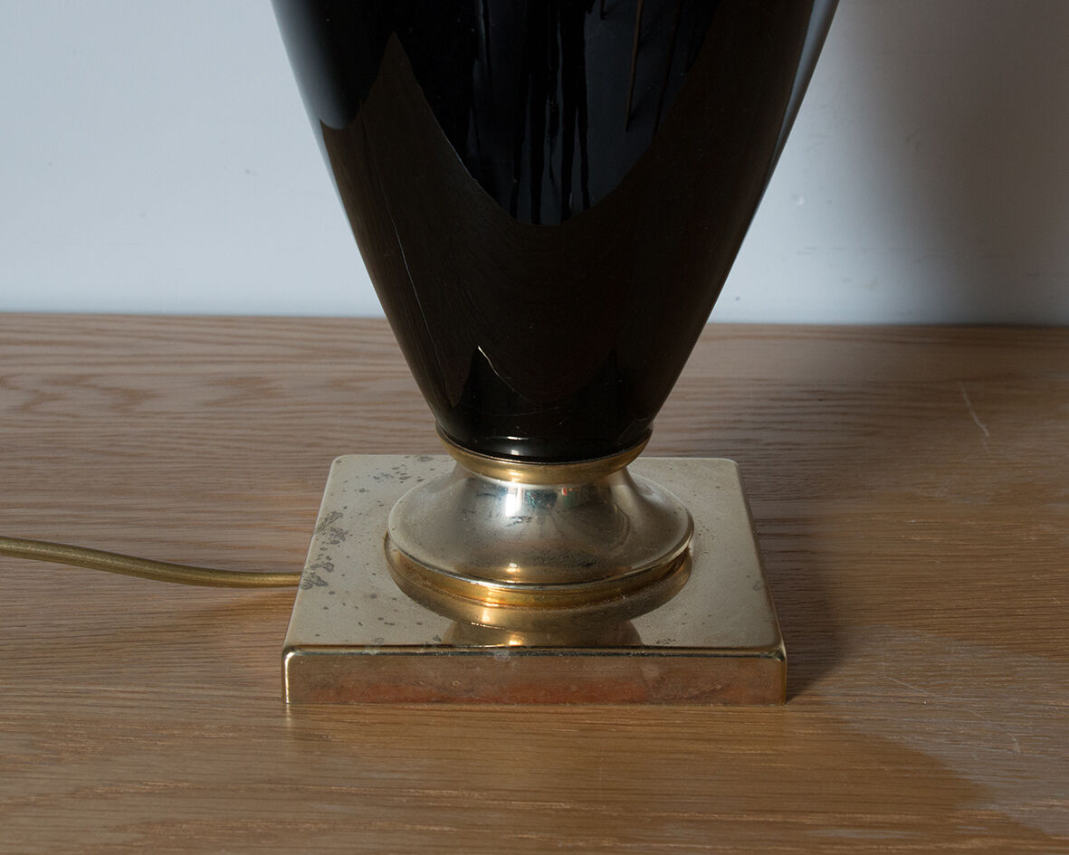 Black and gold lamp