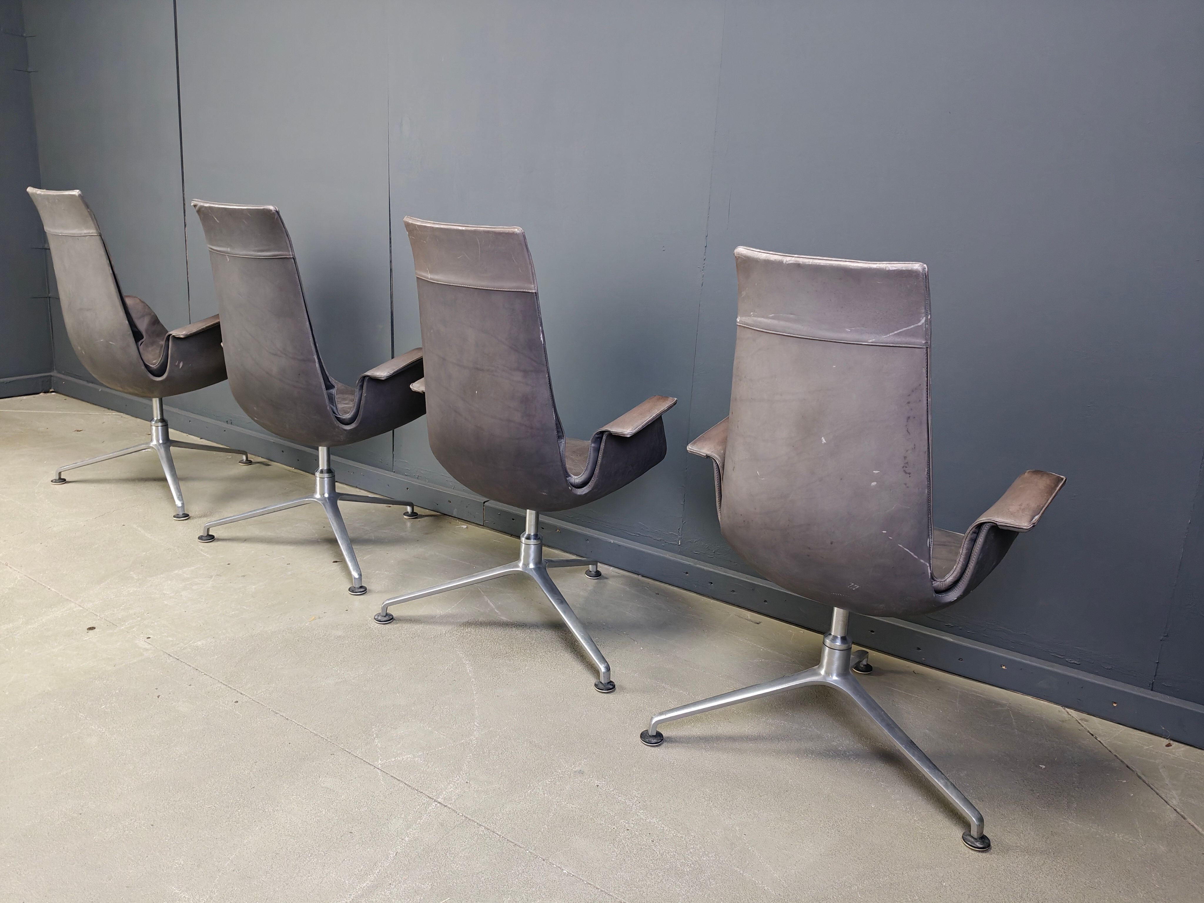 Fk 6725 chairs by Preben Fabricius & Jørgen Kastholm for Walter Knoll