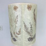 Brutalist folk art lamp 73 cm, turned wood