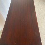 Danish retro vintage library in rosewood with sliding doors from the 1960s.