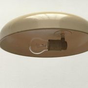 Minimalist German table lamp from the mid-century space age by Hustadt Leuchten, 1960s.