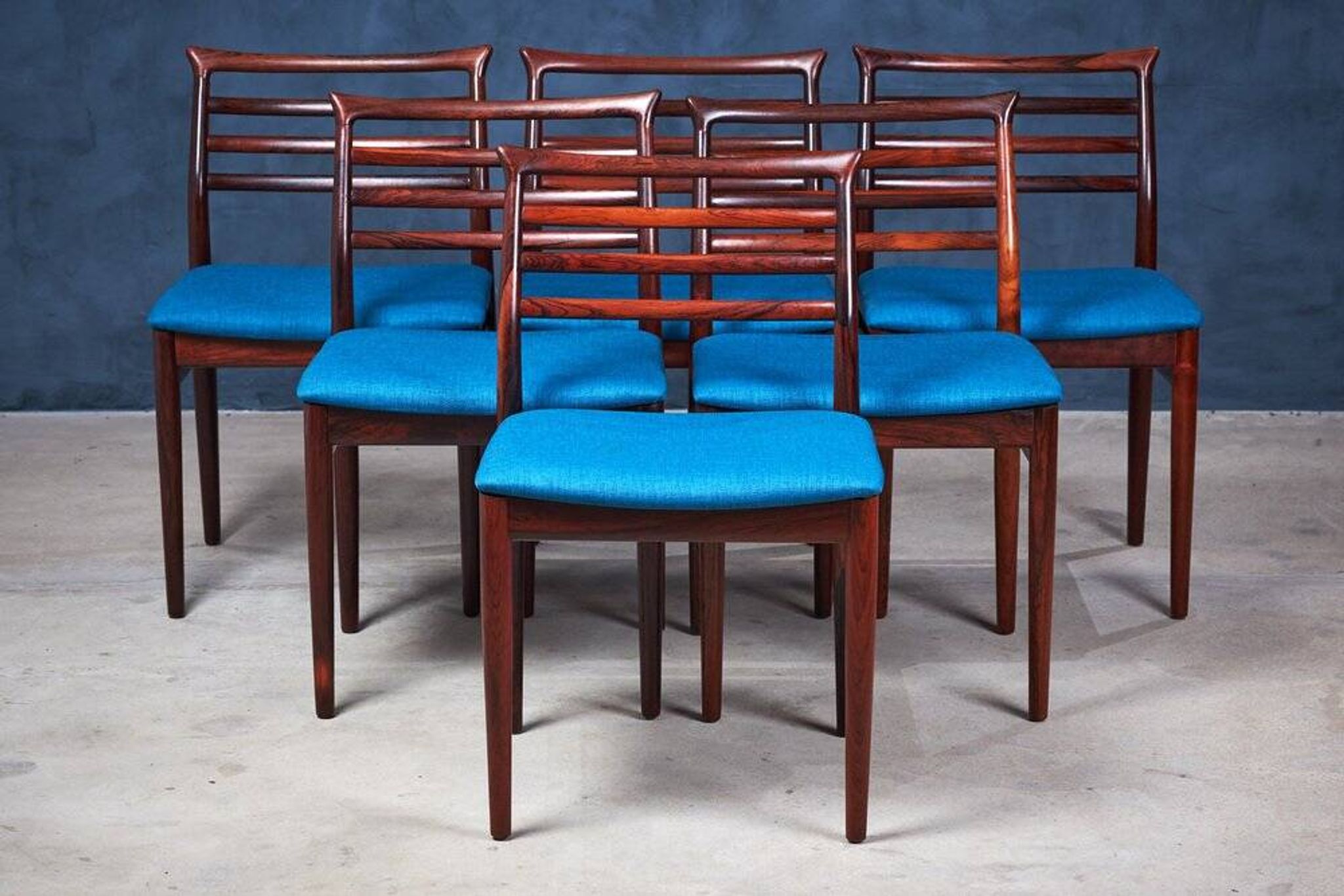 Dining Chairs in Rosewood by Erling Torvits for Sorø Stolfabrik, Denmark, 1960s, Set of 6