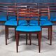 Dining Chairs in Rosewood by Erling Torvits for Sorø Stolfabrik, Denmark, 1960s, Set of 6