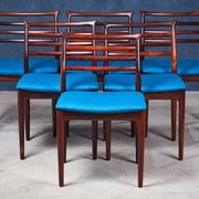 Dining Chairs in Rosewood by Erling Torvits for Sorø Stolfabrik, Denmark, 1960s, Set of 6