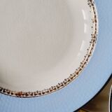 Set of 8 mismatched deep plates L'Amandinoise