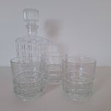 Vintage Whiskey Decanter and Glasses