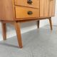 Scandinavian vintage wood and glass enfilade , 50s/60s