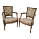 Paire de fauteuils de style Louis XVI