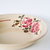 Large Badonviller deep platter, Strasbourg model, 1950