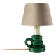 Enamelled ceramic lamp
