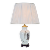 Lampe de table japonaise par Haruo Momoki pour Franklin Porcelain, années 1980.