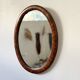 Vintage Mid Century Mirror with Inlaid Edge