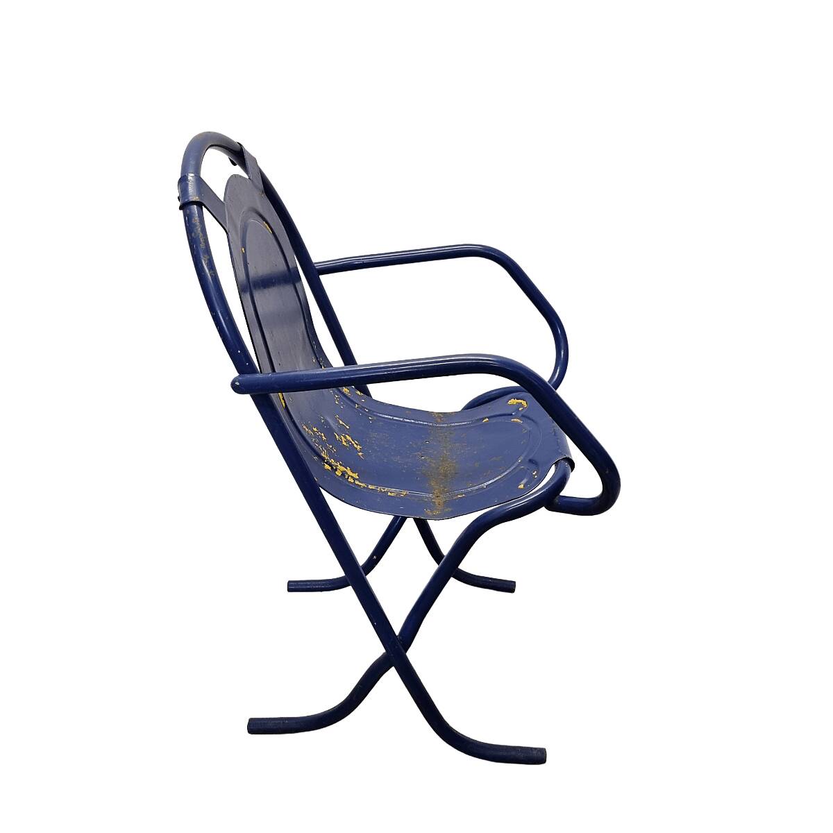 Vintage Harry Sebel Stak A Bye Chair Blue, 1950s