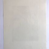 Nicole BOUHARMONT, Tempête, 2013. Original signed drypoint