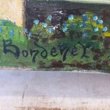 Oil on canvas 60s B.Bondenet