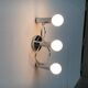 Lampe de plafond ou murale chromée Space Age par Gaetano Sciolari pour Leola, Allemagne, années 1970, lot de 2