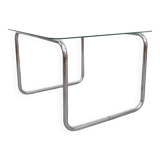 Table basse vintage en tube d'acier de Kovona