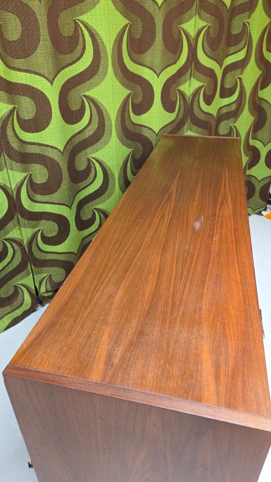 Vintage teak library enfilade 1970