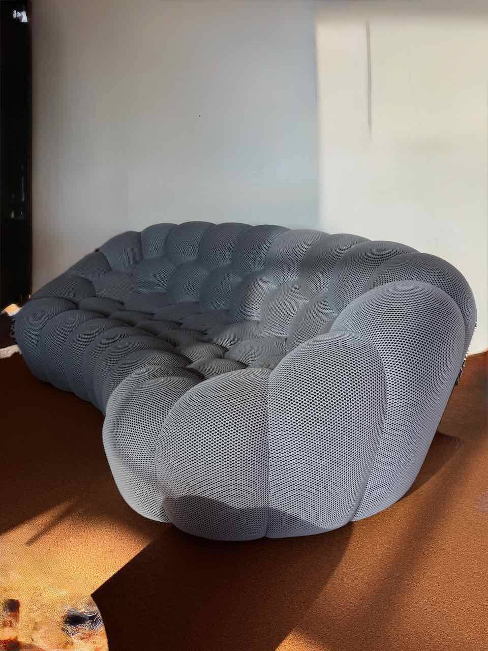 Roche Bobois Bubble canapé 3-4 places rounded fabric