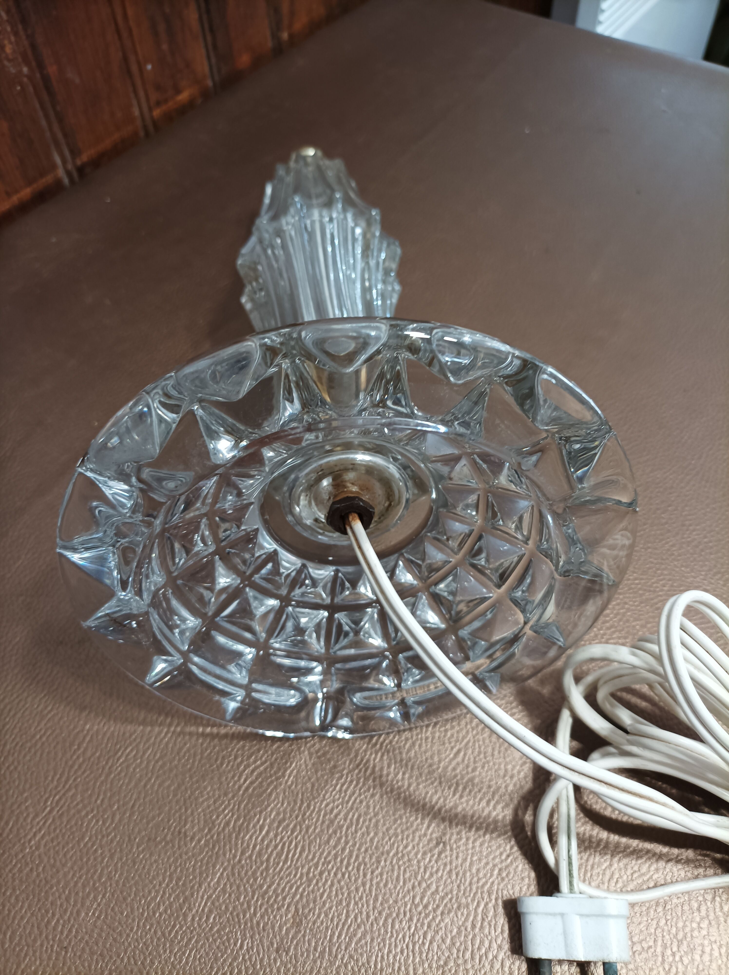 30 cm crystal lamp base