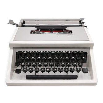 Underwood 310 Vintage Grey Typewriter Revised New Ribbon