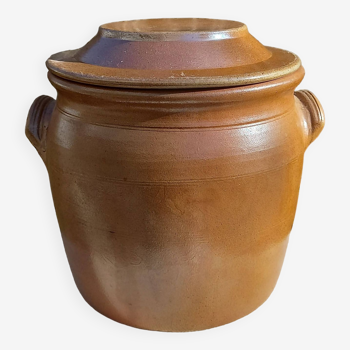 Stoneware grease pot