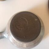 Lot 7 cups and saucers sandstone by Roger Jacques