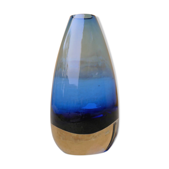 Vintage Scandinavian vase by Tamara Aladdin for Riihimaen Lasi, Finland