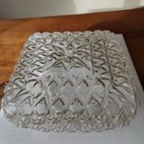 Molded glass ceiling light