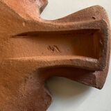 Empty fish pocket 1970s in glazed earthenware