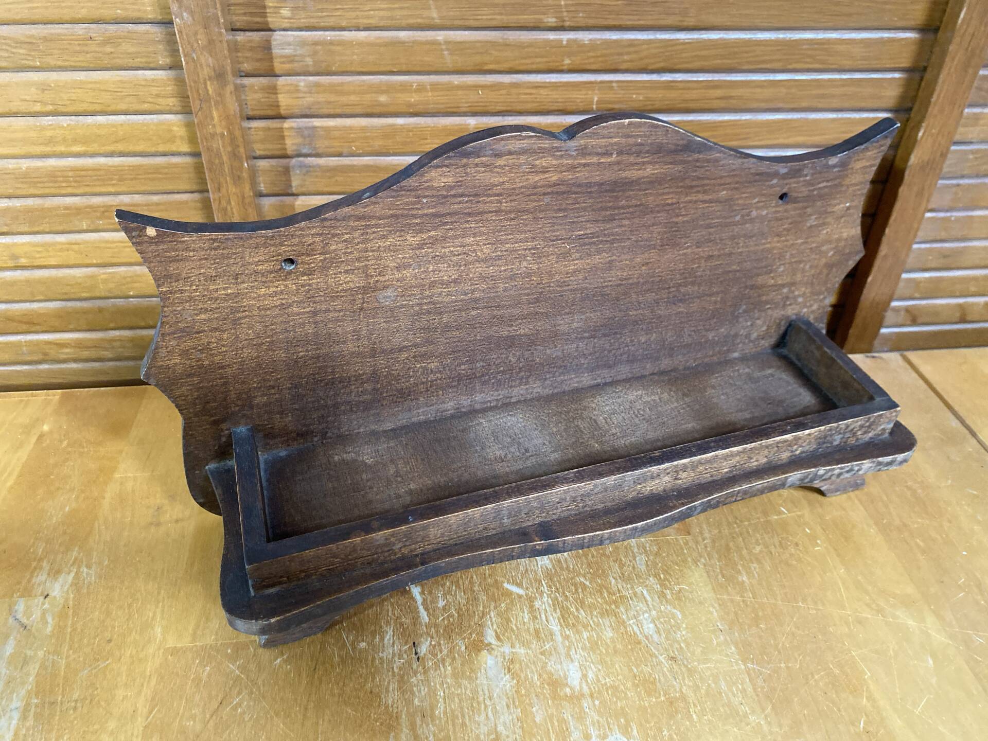 Etagère Ancienne Rangement Épices Bois Deco Cuisine Vintage #E521