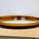Miroir rond Syla 710 cerclage ambré