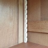 Evolutionary bookcase dressing room Oak Louis XV style