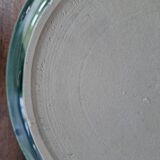 Decorative enamelled ceramic plate, 20th century