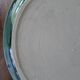 Decorative enamelled ceramic plate, 20th century