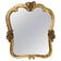 Max Welz Vienna Art Nouveau Hand-Carved Gilded Wood Wall Mirror, Austria, 1930s