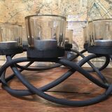 Metal crown photophore