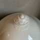 White tureen in earthenware Creil and Montereau nineteenth century