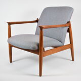 Fauteuil vintage entièrement restauré designer E.Homa, années 60, Europe de l’Est, multicolore, résistant à l’eau