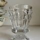 Hexagonal Baccarat crystal vase for violets
