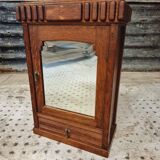 Antique medicine cabinet hanging cabinet Art Deco oak