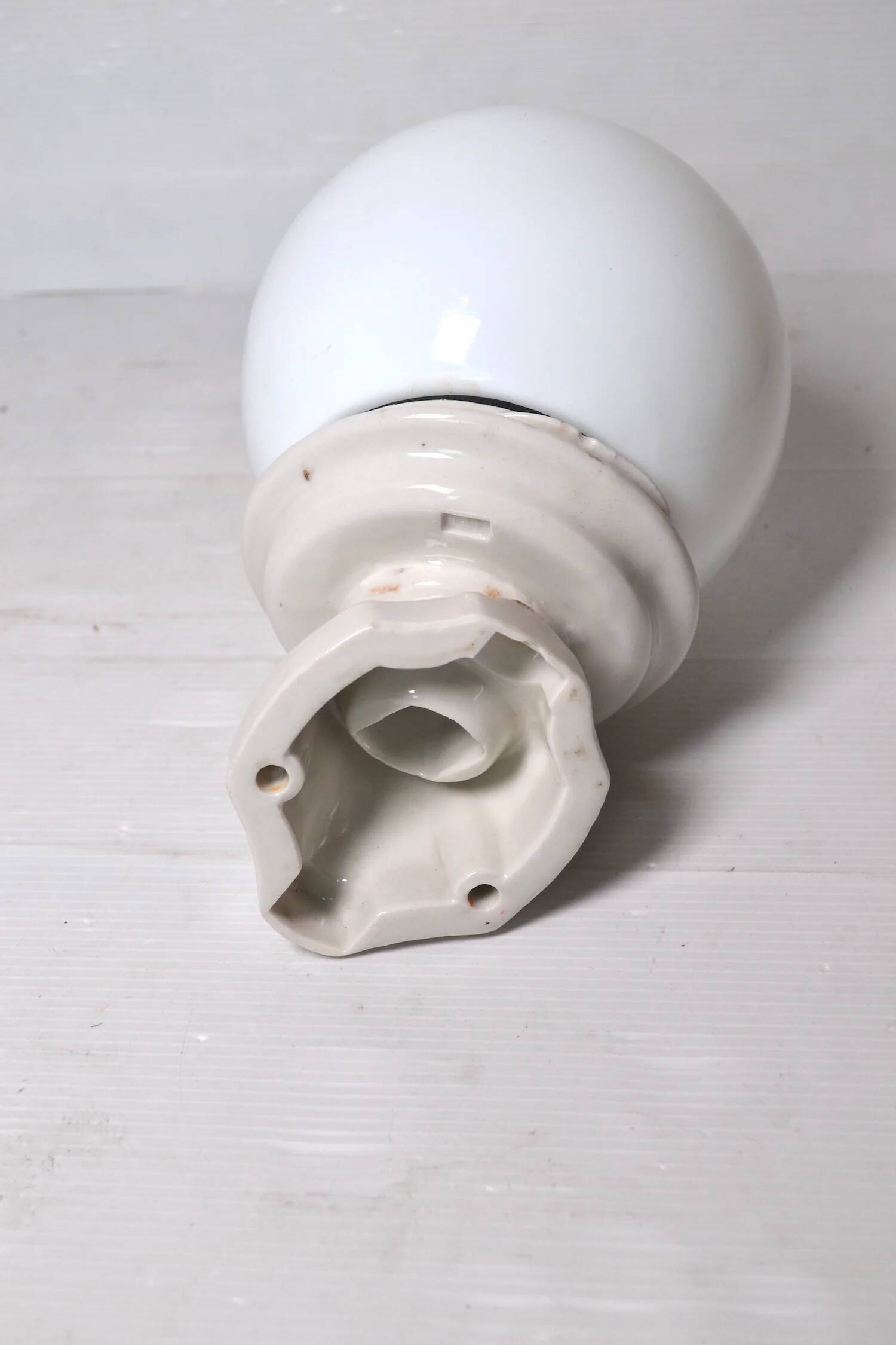 Vintage porcelain wall sconce