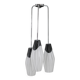 1970s Glass Pendant , Czechoslovakia