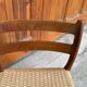 Set of 6 brown Scandinavian chairs in wood and cord by Niels O. Møller, 1950s