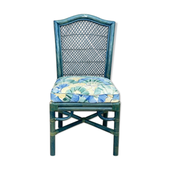 Chaise en rotin vintage Maugrion