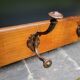 Walnut coat rack and hat rack