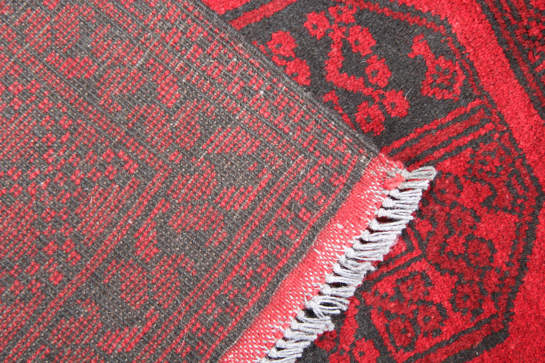 Handwoven Red Rug Traditional Ziegler Carpet- 105x190cm