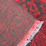 Handwoven Red Rug Traditional Ziegler Carpet- 105x190cm