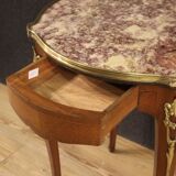 Napoleon III style side table with marble top